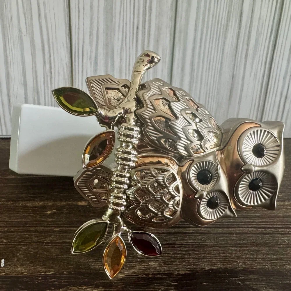 Bath & Body Works Wallflowers Owl Family Fragrance Plug In Rose Gold Metallic
